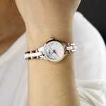 Keep in Touch Two-Tone Women Ladies Watches Waterproof Stainless Steel Ceramic Wristwatch - Image 4
